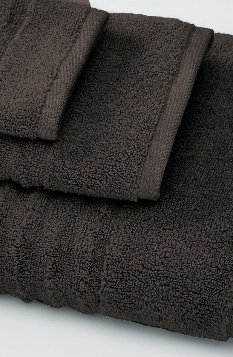 Woven & Weft Combed Cotton 4-Pack Bath Towels, Alternate, color, Midnight Grey