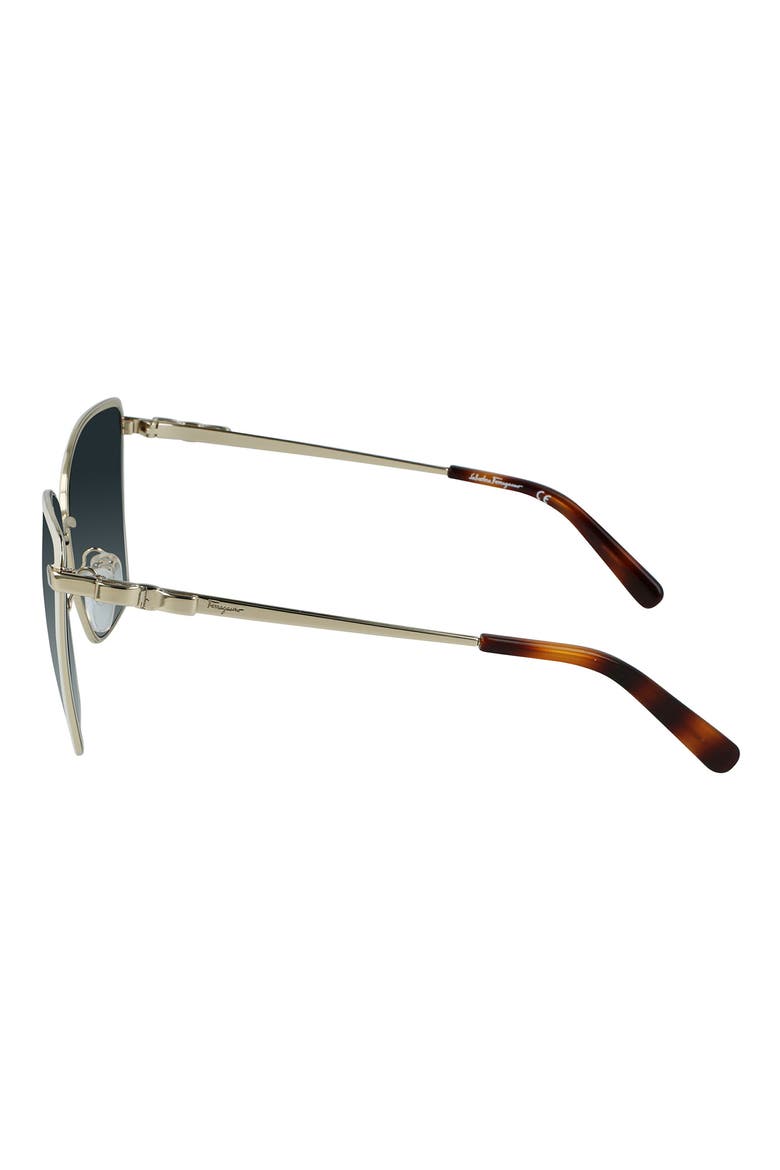 Vara 59mm Rectangular Sunglasses, Alternate, color, GOLD/IVORY