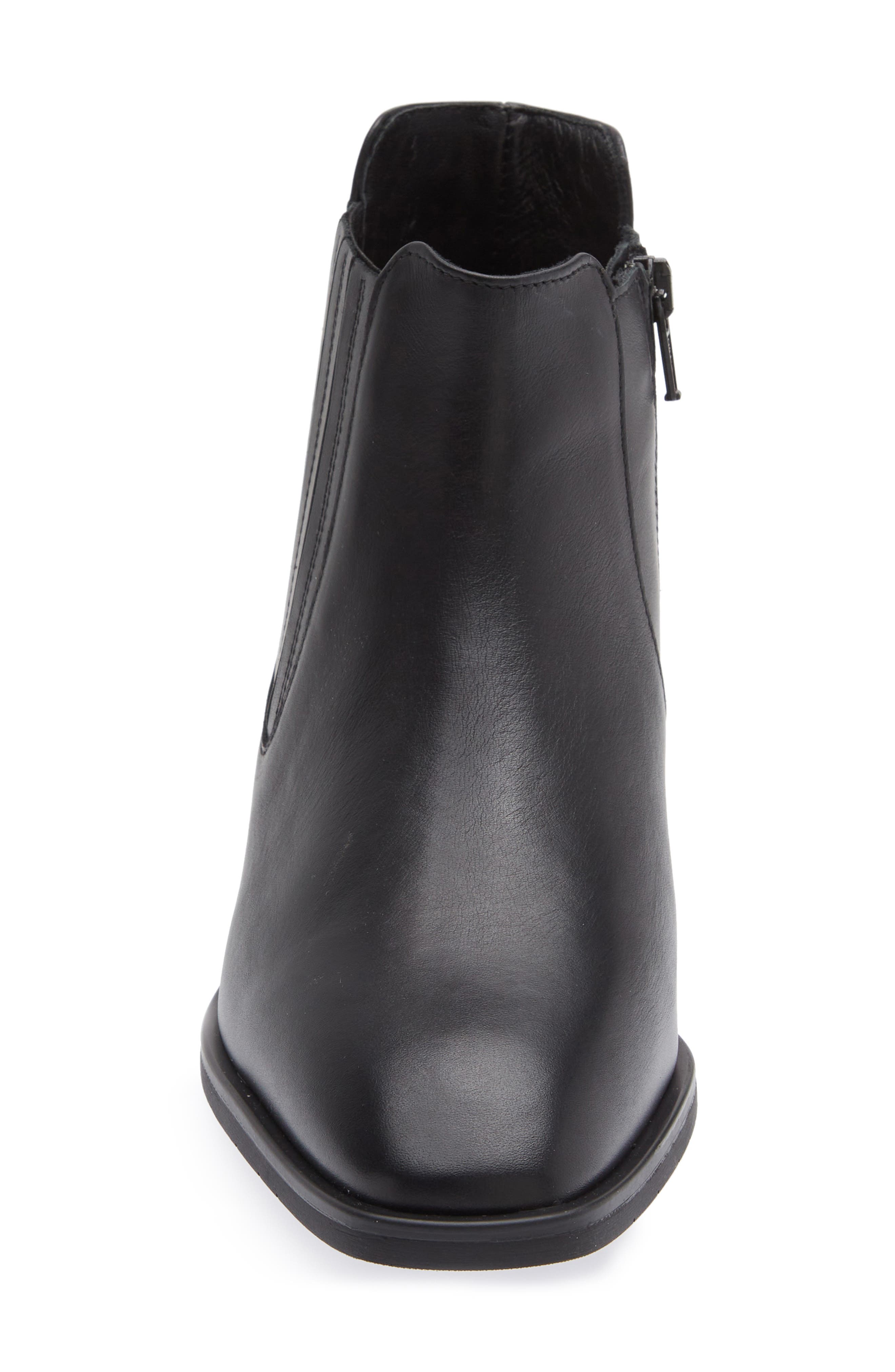 Carmie Waterproof Leather Boot, Alternate, color, BLACK LEATHER