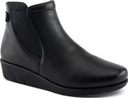 Spring Step Apso Platform Wedge Bootie