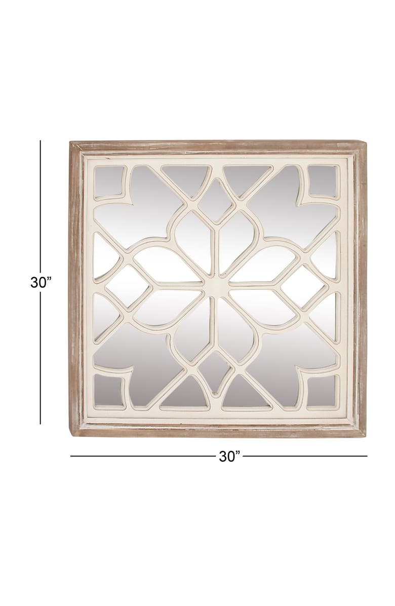 SONOMA SAGE HOME Ornate Wall Mirror, Alternate, color, White