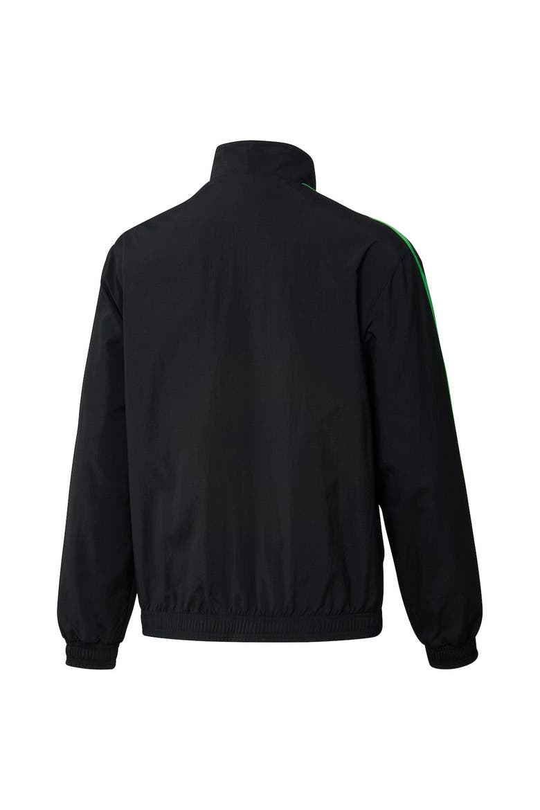 Men's adidas Black/Green Austin FC 2023 On-Field Anthem Full-Zip Reversible Team Jacket, Alternate, color, Black