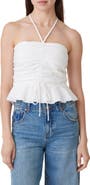 Habitual Ruched Halter Top