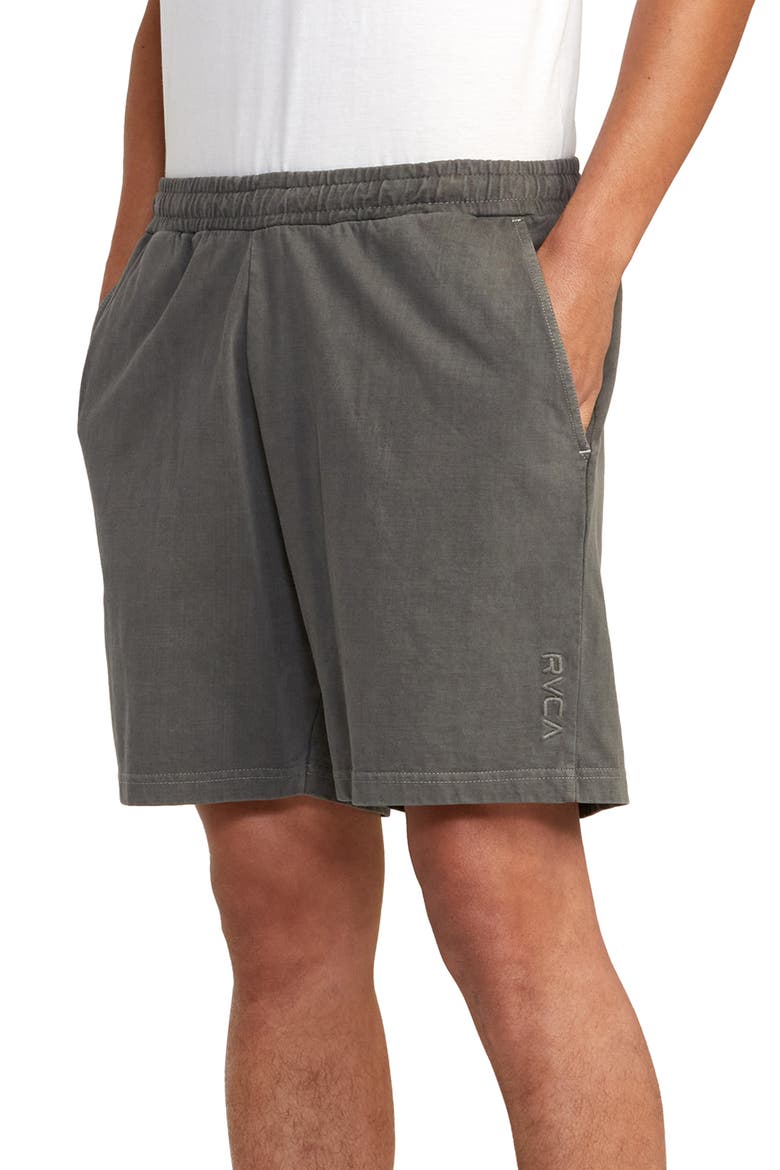 PTC Cotton Shorts, Main, color, BLACK
