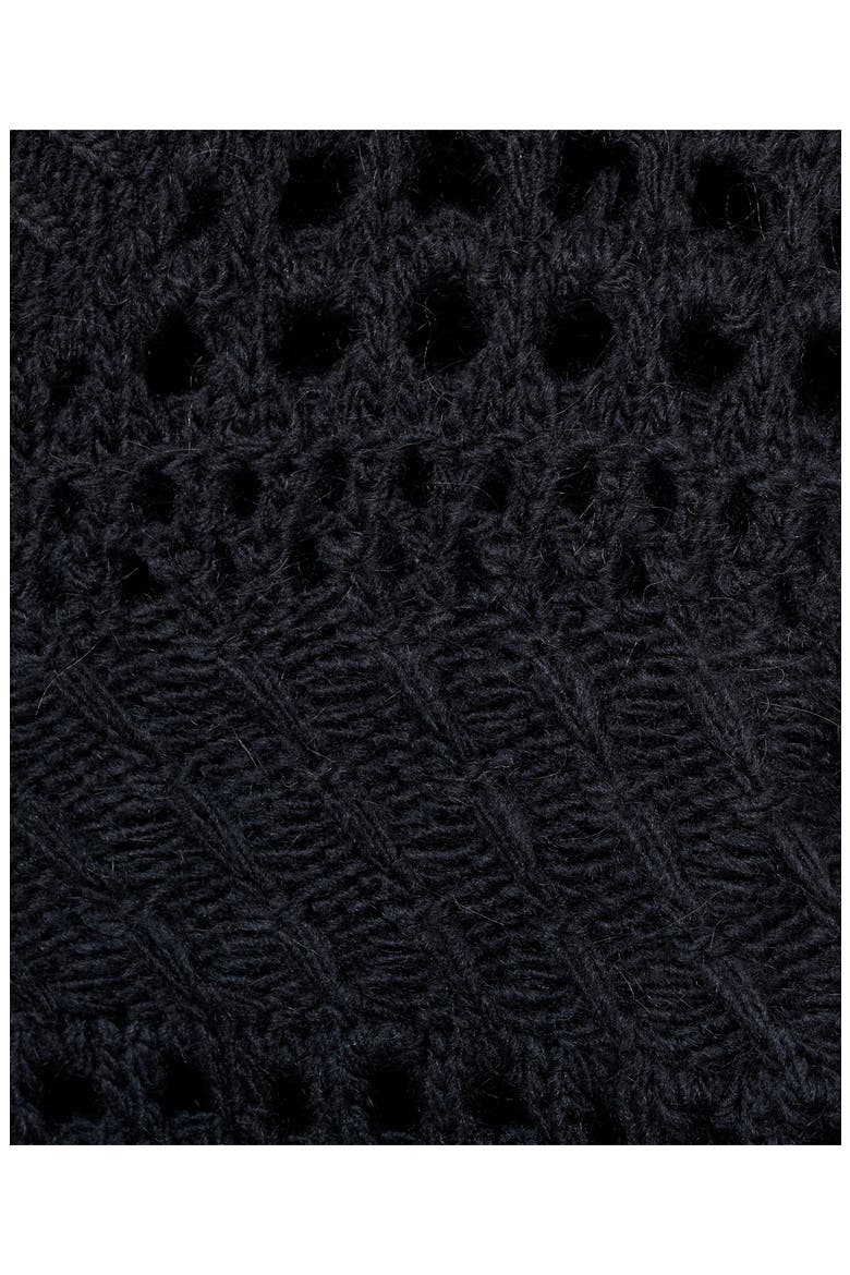 Openwork Sweater, Alternate, color, DARK NAVY