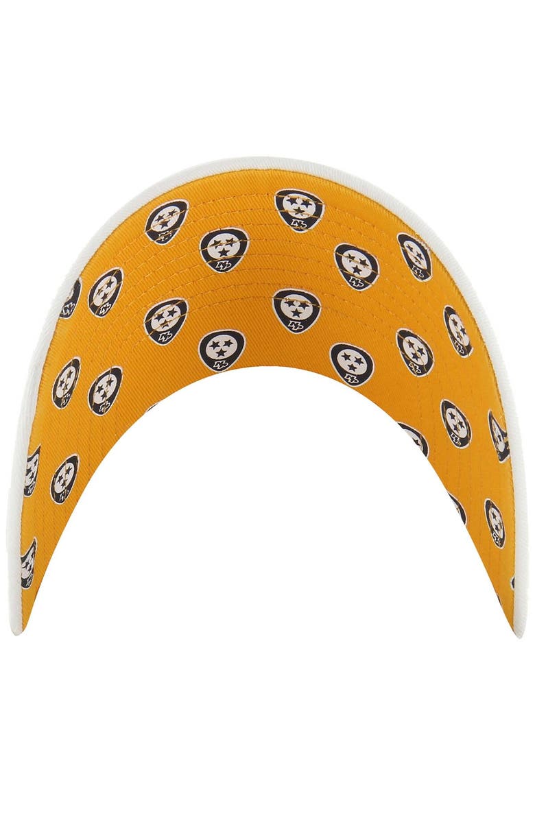 '47 Women's '47 White Nashville Predators Confetti Clean Up Adjustable Hat, Alternate, color, White