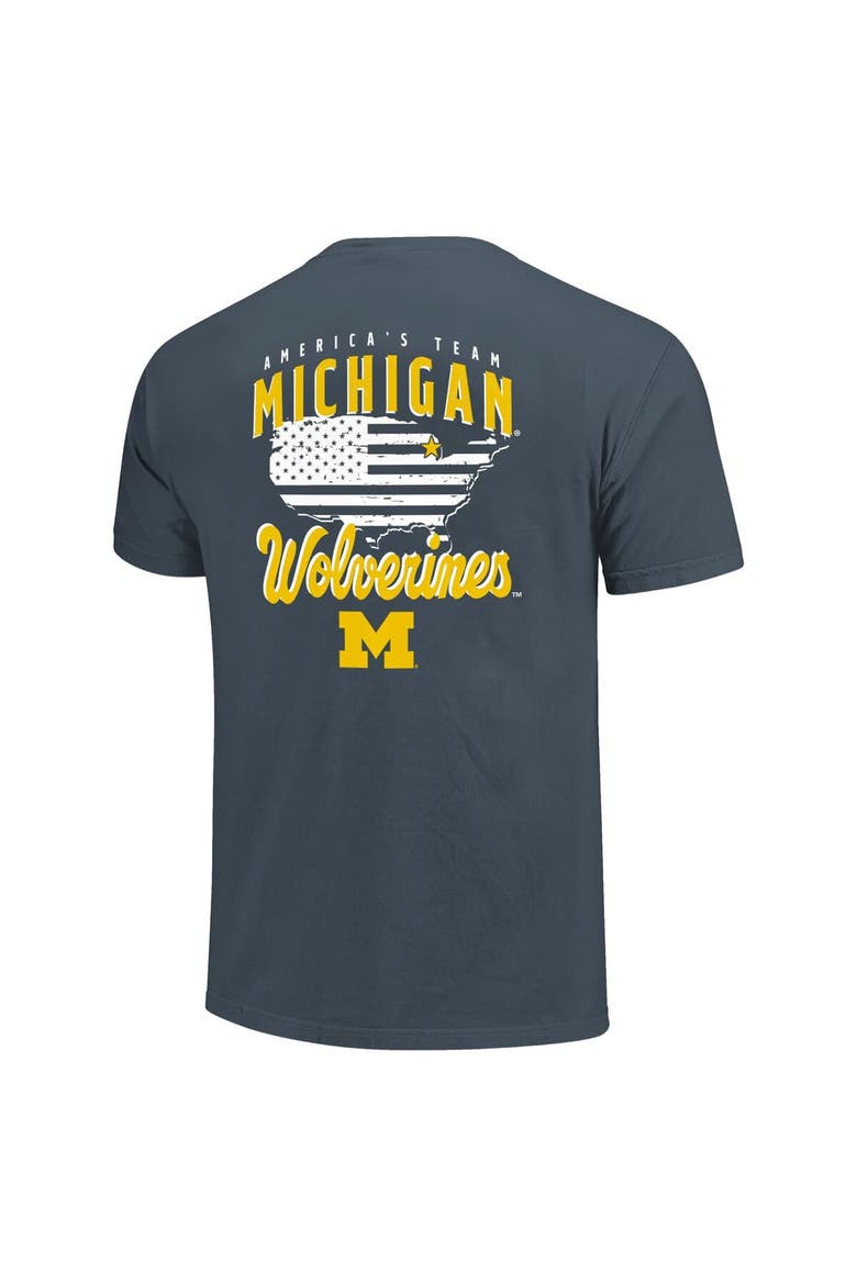 Men's  Navy Michigan Wolverines America's Team T-Shirt, Alternate, color, Navy