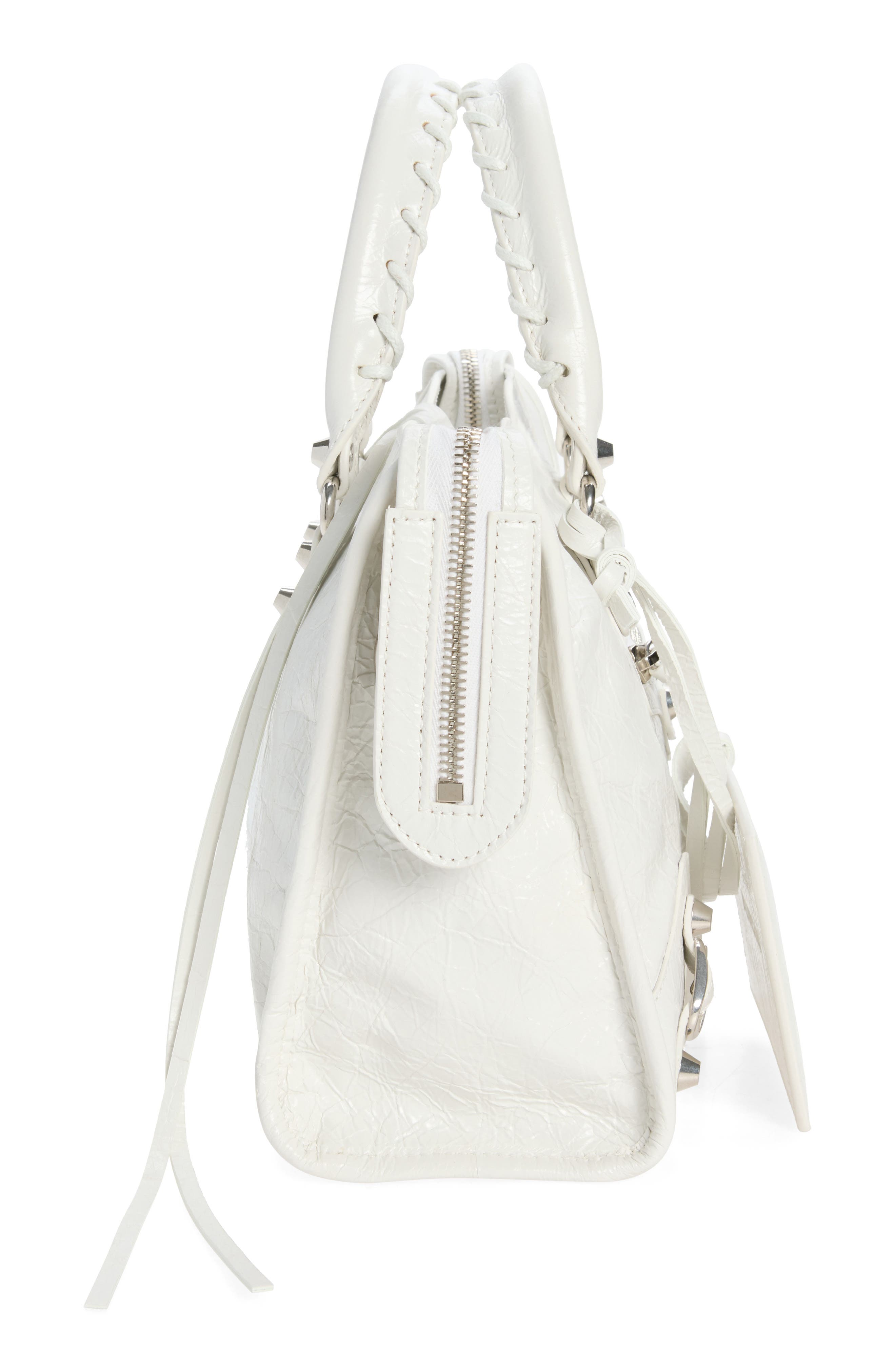 Small Le City Leather Handbag, Alternate, color, 9104 OFF WHITE