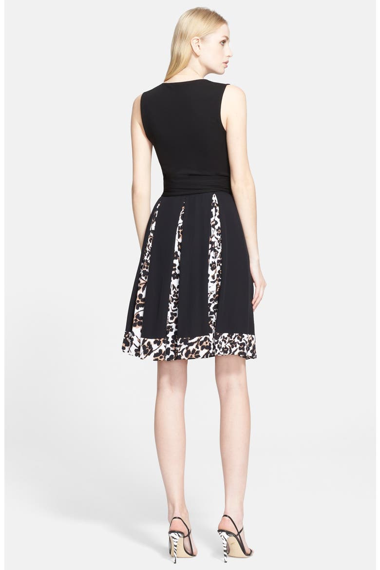 Cheetah Print Silk Wrap Dress (Nordstrom Exclusive), Alternate, color, CHEETAH FLORAL LARGE PRINT