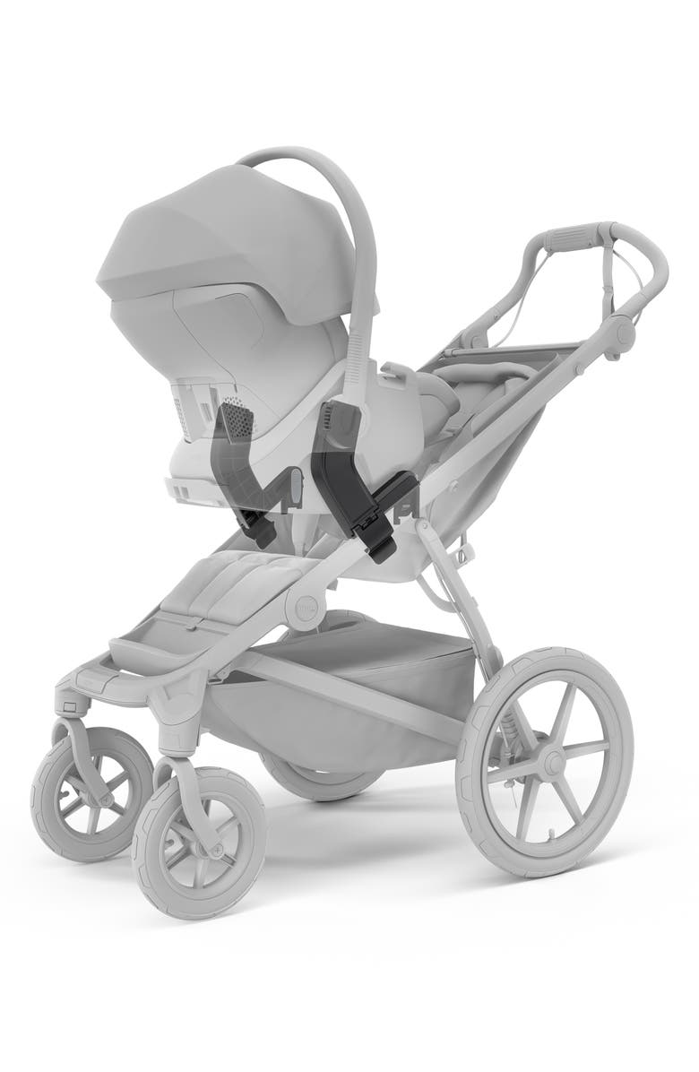 Thule Urban Glide 3 Single Adaptor for Maxi-Cosi/Cybex/BeSafe/Nuna Infant Car Seats, Alternate, color, Black