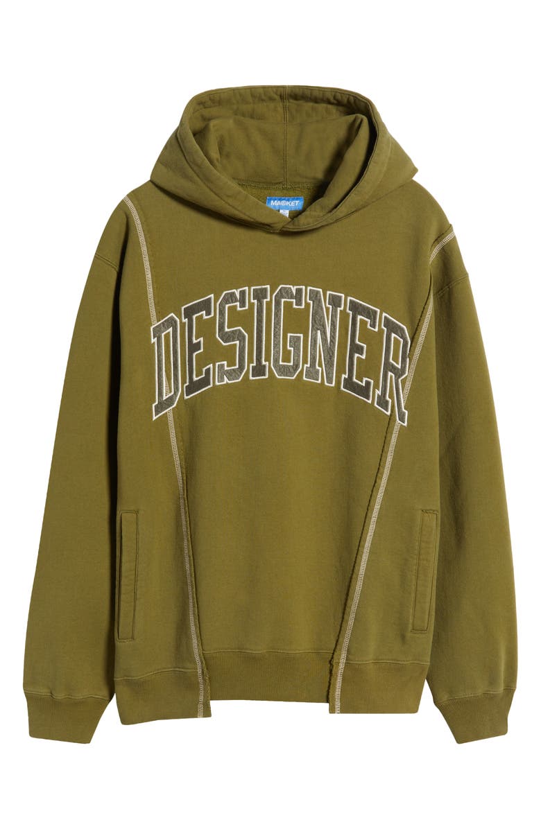 MARKET Designer Split Detail Hoodie, Alternate, color, 