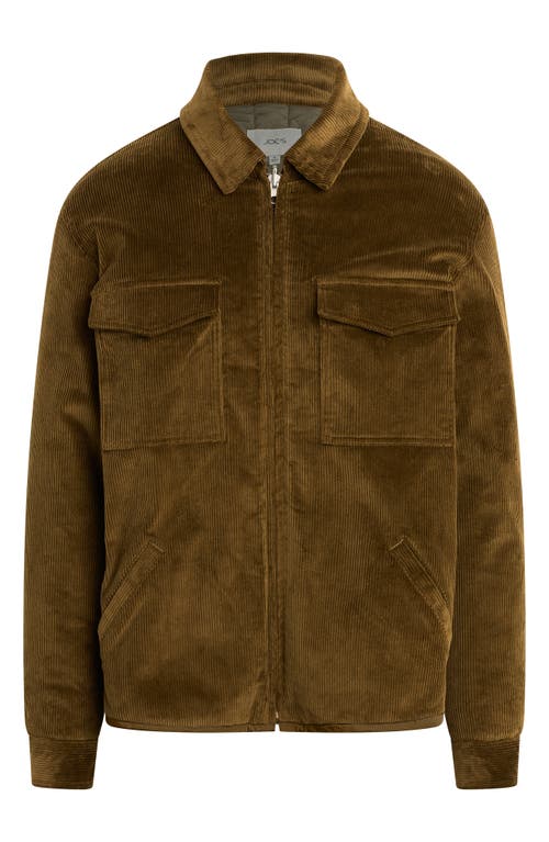 Joe's Corduroy Zip Jacket In Brown