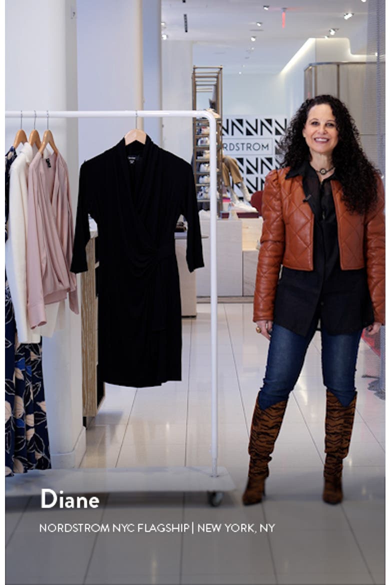 Cascade Faux Wrap Dress video