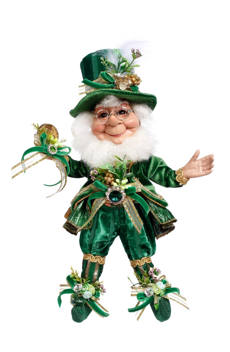 Mark Roberts Leprechaun Elf, Small, Main, color, Shamrock Green