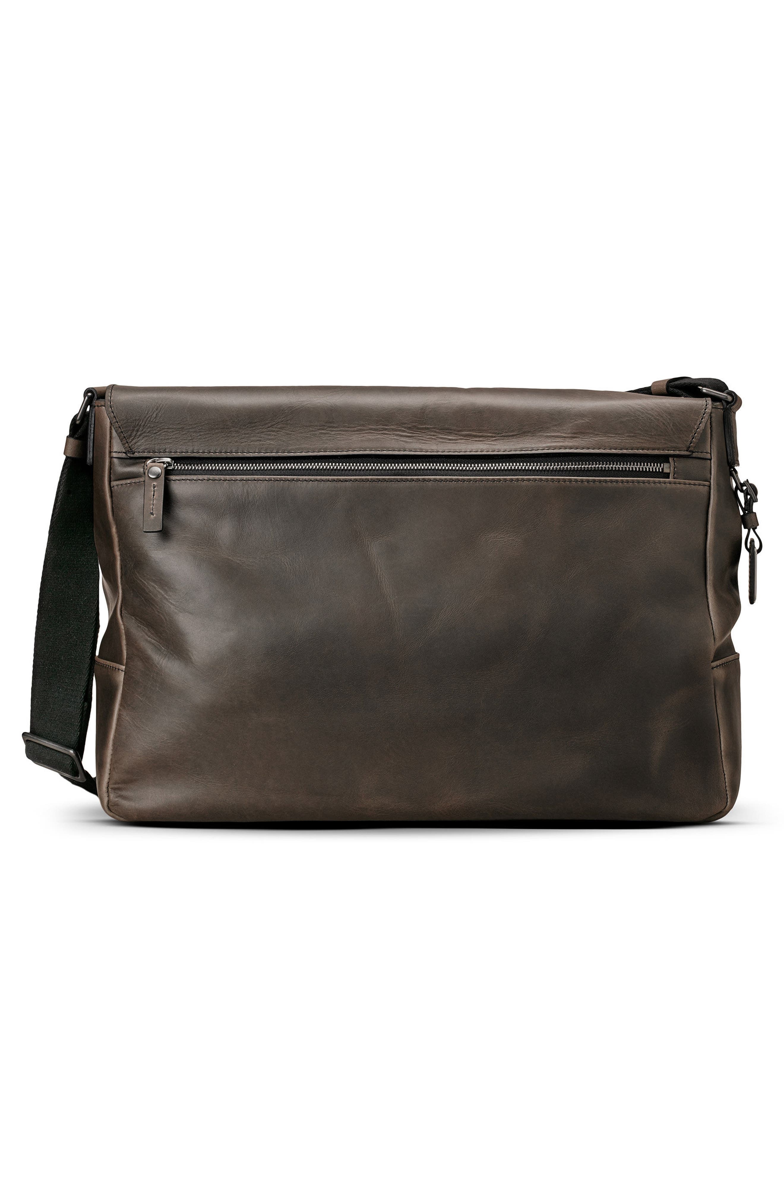 Shinola Leather E/W Messenger Bag, Alternate, color, 
