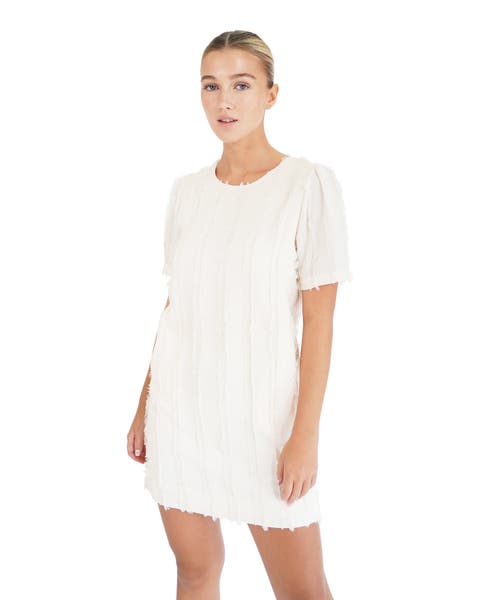 Star Child Textured Mini Dress