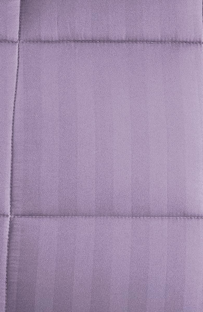 Luxury Home Embossed Stripe Microfiber 8-Piece Comforter Set, Alternate, color, Plum