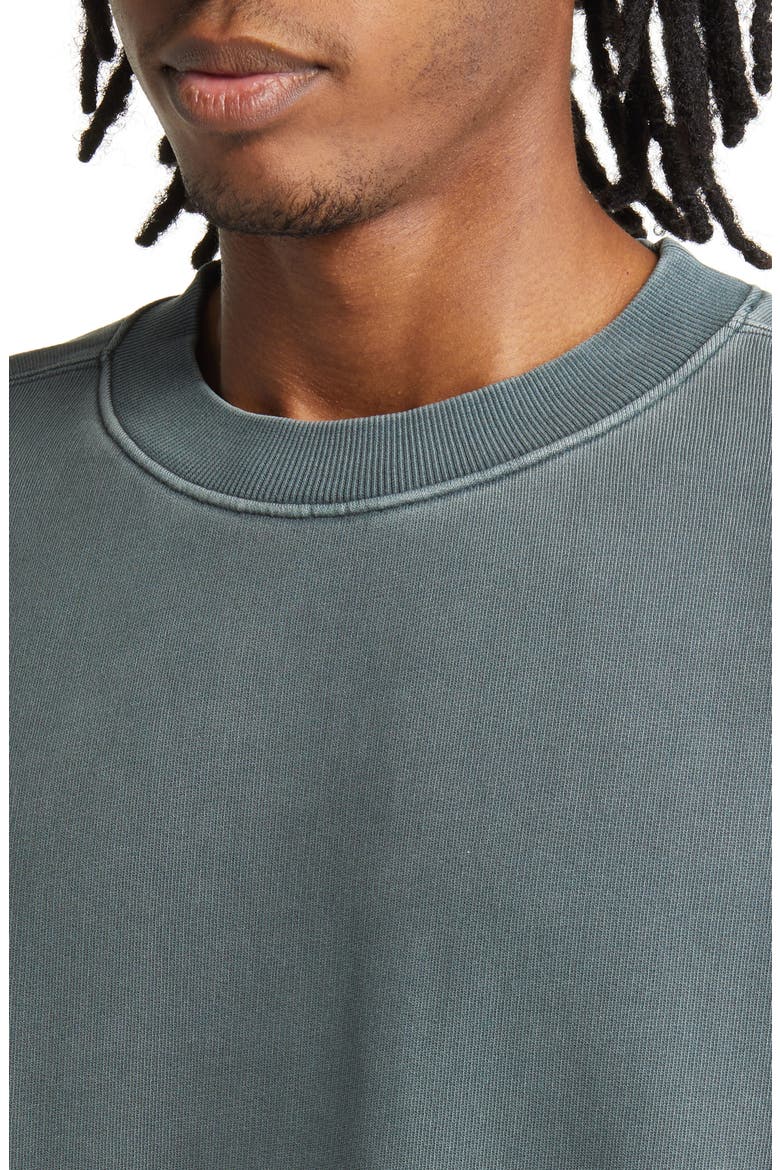 Core Oversize Crewneck Sweatshirt, Alternate, color, VINTAGE SLATE