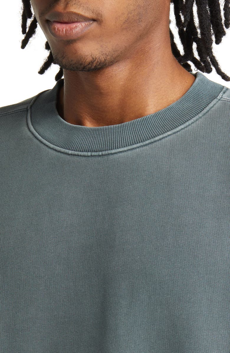 Elwood Core Oversize Crewneck Sweatshirt, Alternate, color, Vintage Slate
