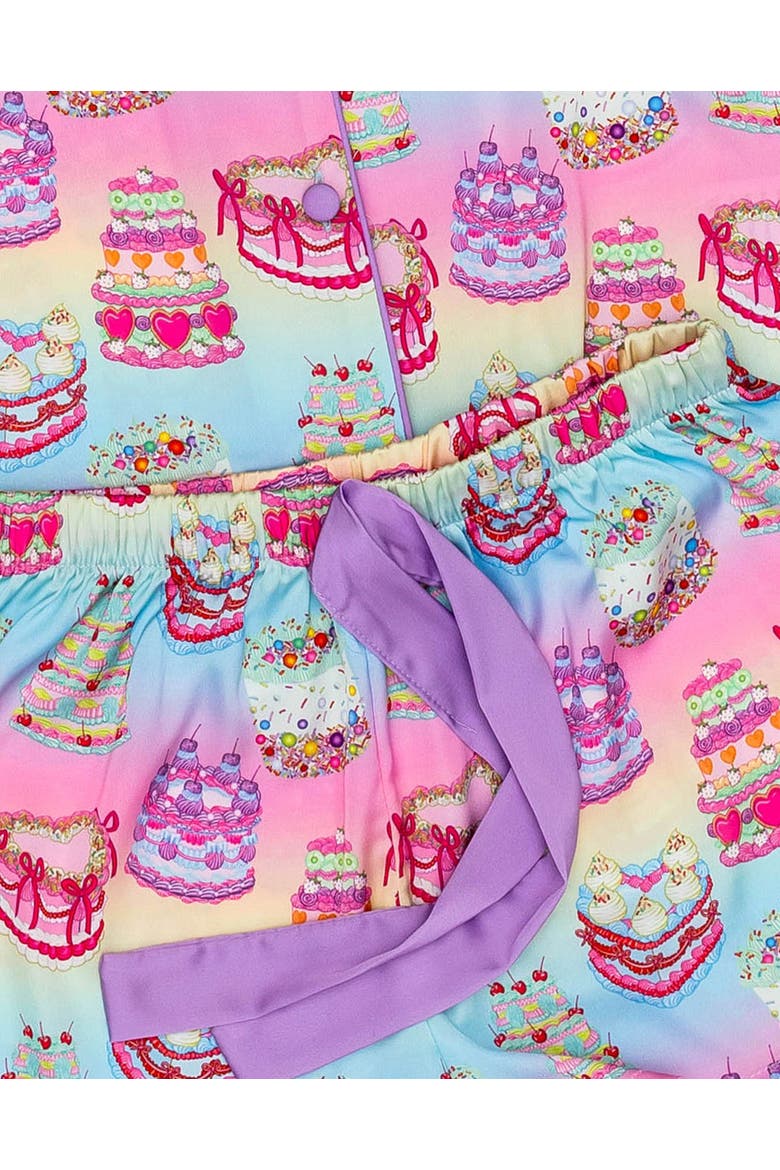 Silky It's My Party Short Sleeve Short Set, Alternate, color, It's My Party