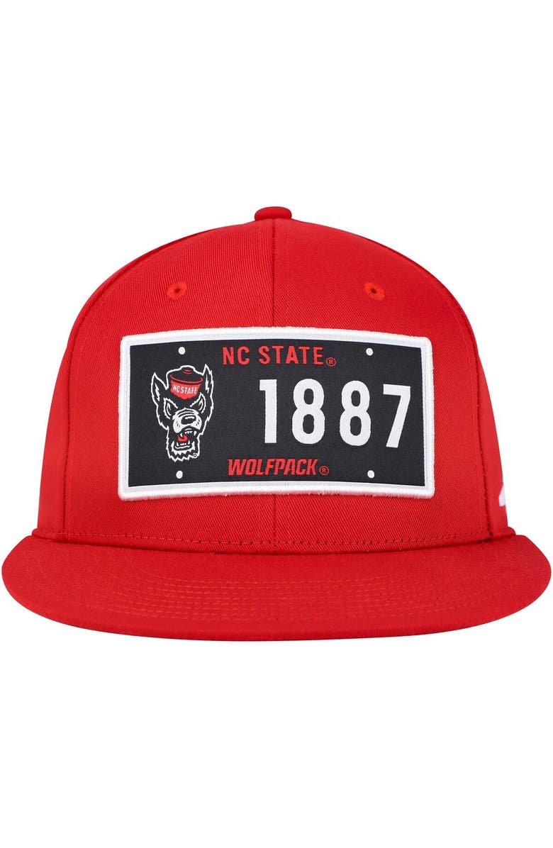 adidas Men's adidas  Red NC State Wolfpack Established Snapback Hat, Alternate, color, Red
