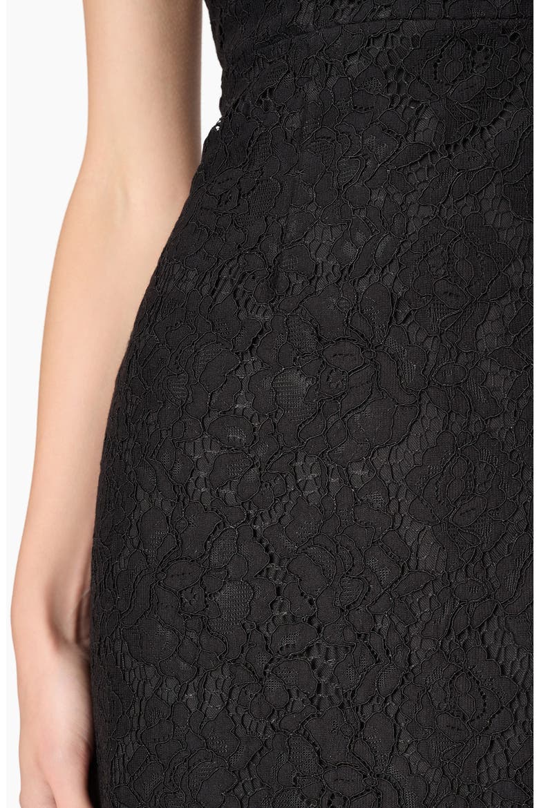 Sipsy Lace Midi Dress, Alternate, color, BLACK