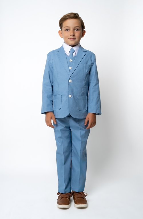Peanut Butter Collection Kids'  Joey Safari Suit In Blue