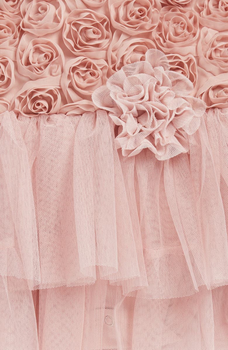 Popatu Rosette Tulle Dress, Alternate, color,