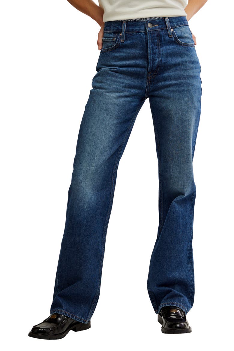 Holly Ripped Bootcut Jeans, Main, color, THAMES