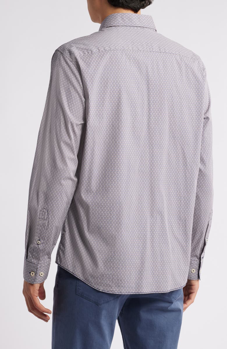 Brax Harold Hi Flex Cotton Button-Up Shirt, Alternate, color, 57-Camel