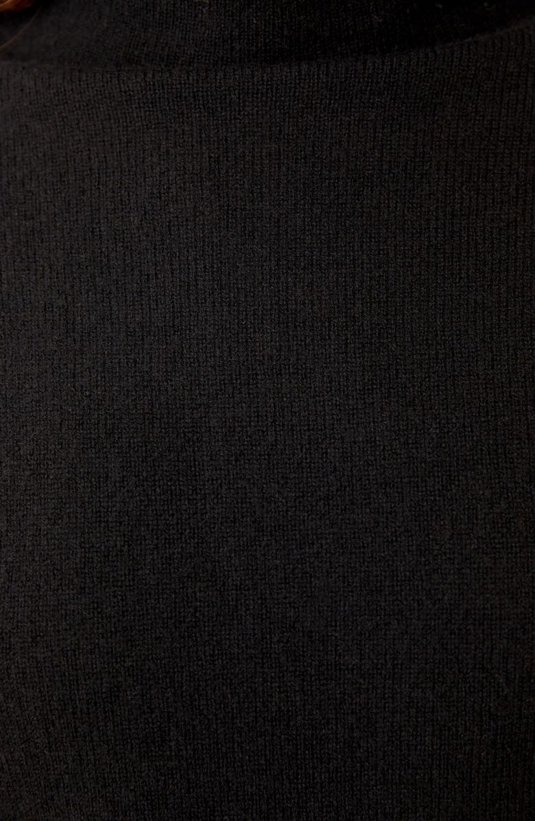 Reformation Recycled Cashmere Blend Crop Roll Neck Sweater, Alternate, color, 