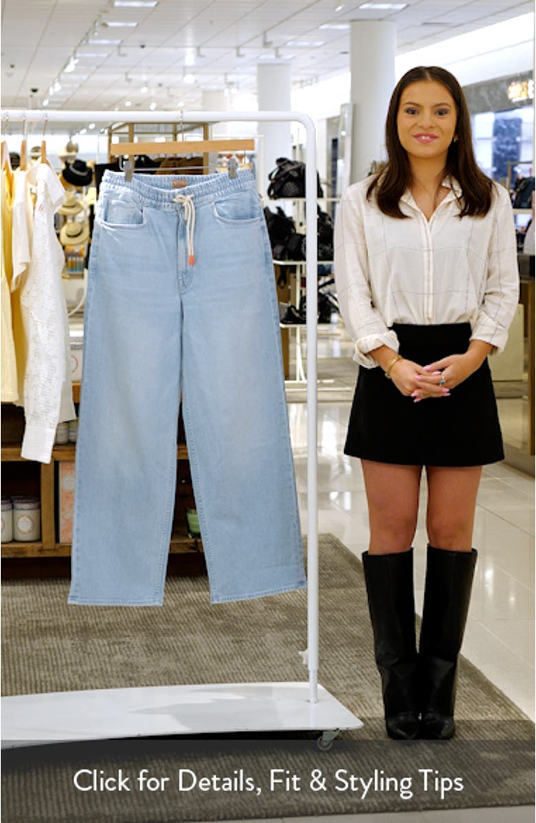 The Drawn Tagger Flood Stretch Cotton Drawstring Pants, sales video thumbnail