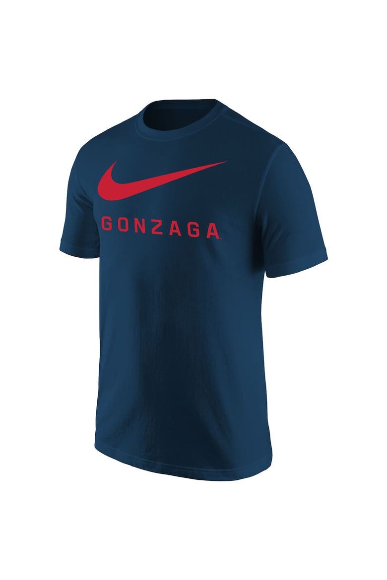 Men's Nike Navy Gonzaga Bulldogs Big Swoosh T-Shirt, Alternate, color, Navy
