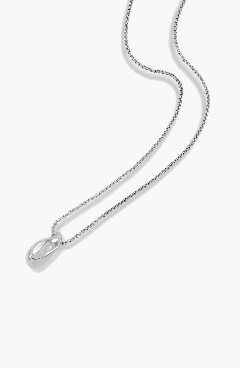 YOJ Perto Mini Pendant Necklace, Alternate, color, Silver