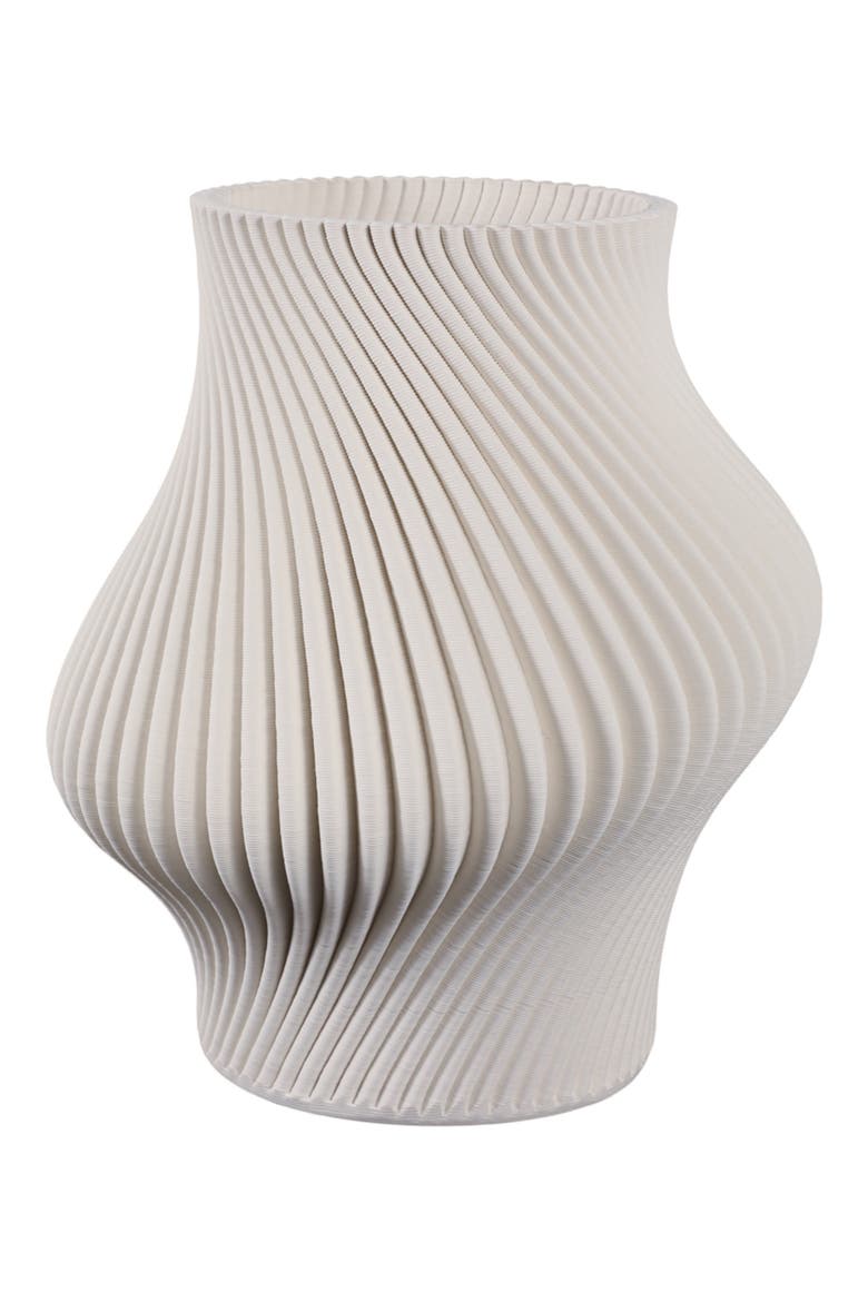 Serenity Small 3D Vase, Main, color, IVORY