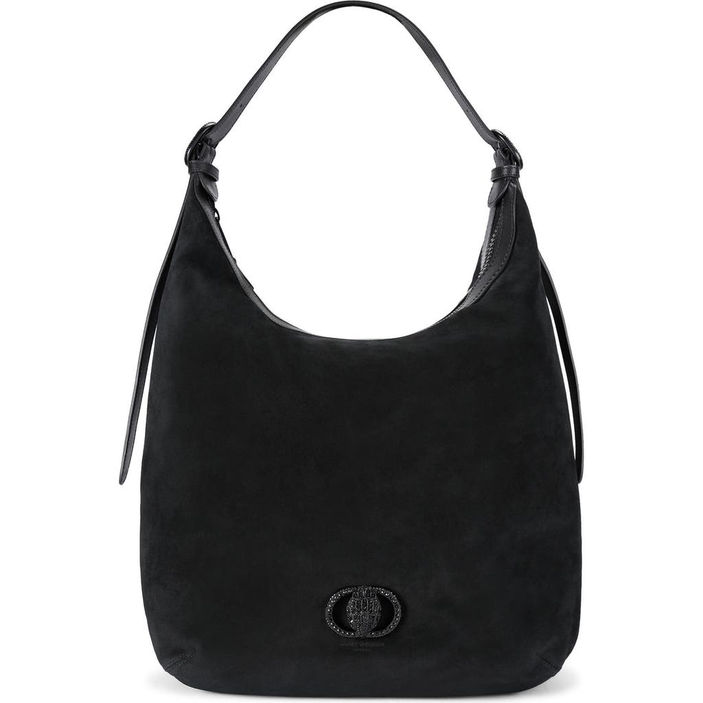 KURT GEIGER KURT GEIGER LONDON LARGE CHELSEA SOFT SUEDE HOBO BAG