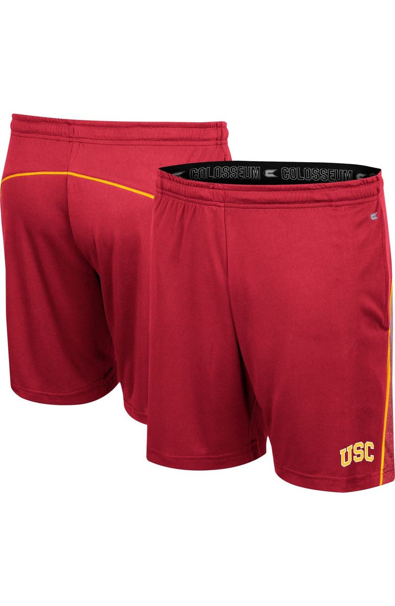 COLOSSEUM Men's Colosseum Cardinal USC Trojans Laws of Physics Shorts, Main, color, 