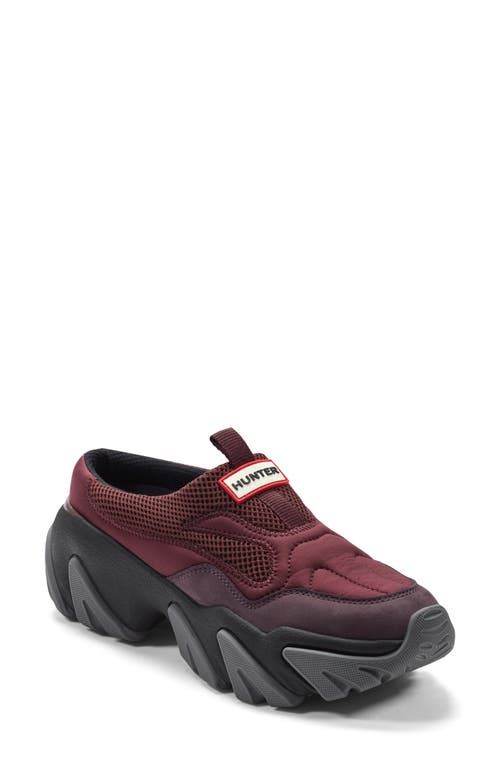 Hunter Darisa Water Repellent Slip-on Shoe In Red