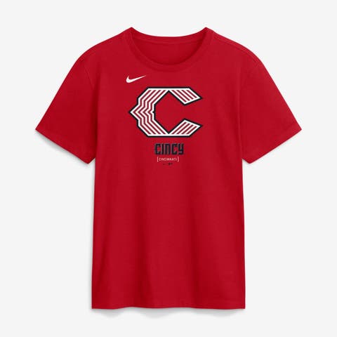 Men's Nike Red Cincinnati Reds 2026 City Connect Large Logo T-Shirt