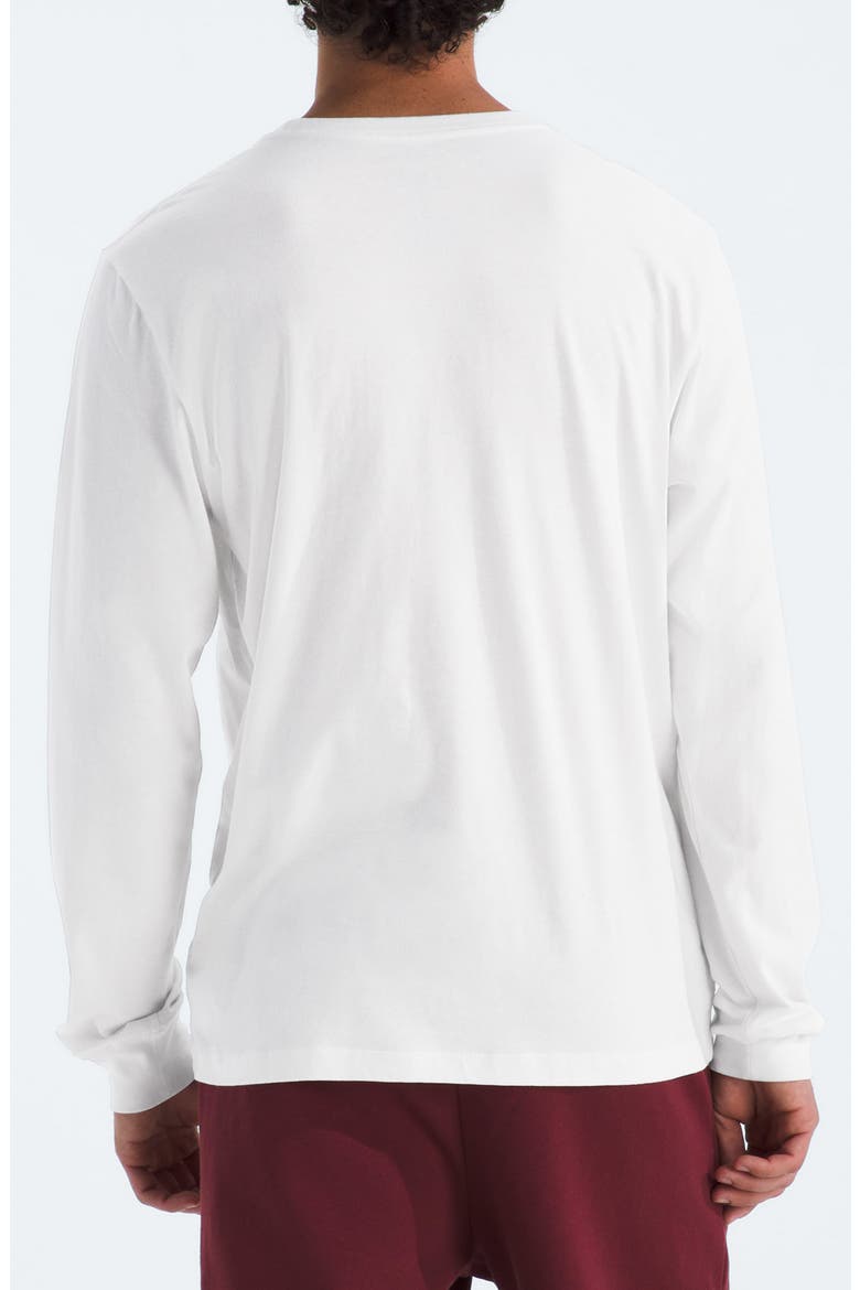 Evolution Simple Dome Long Sleeved T-shirt, Alternate, color, TNF WHITE