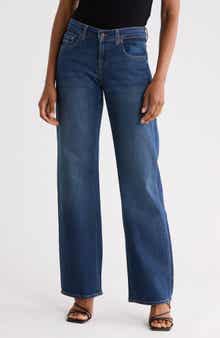 Low Rise Straight Leg Jeans