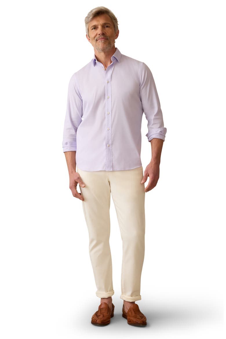 The Movement Button-Up Shirt, Alternate, color, SPRING LAVENDER