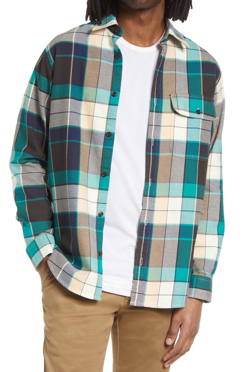 NN07 Alpha Plaid Button-Up Shirt, Main, color,