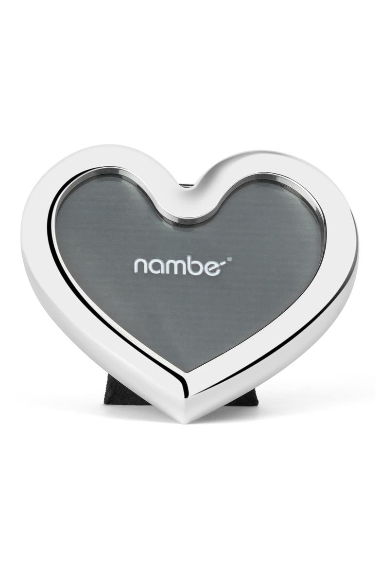 Heart Frame Ornament, Main, color, SILVER