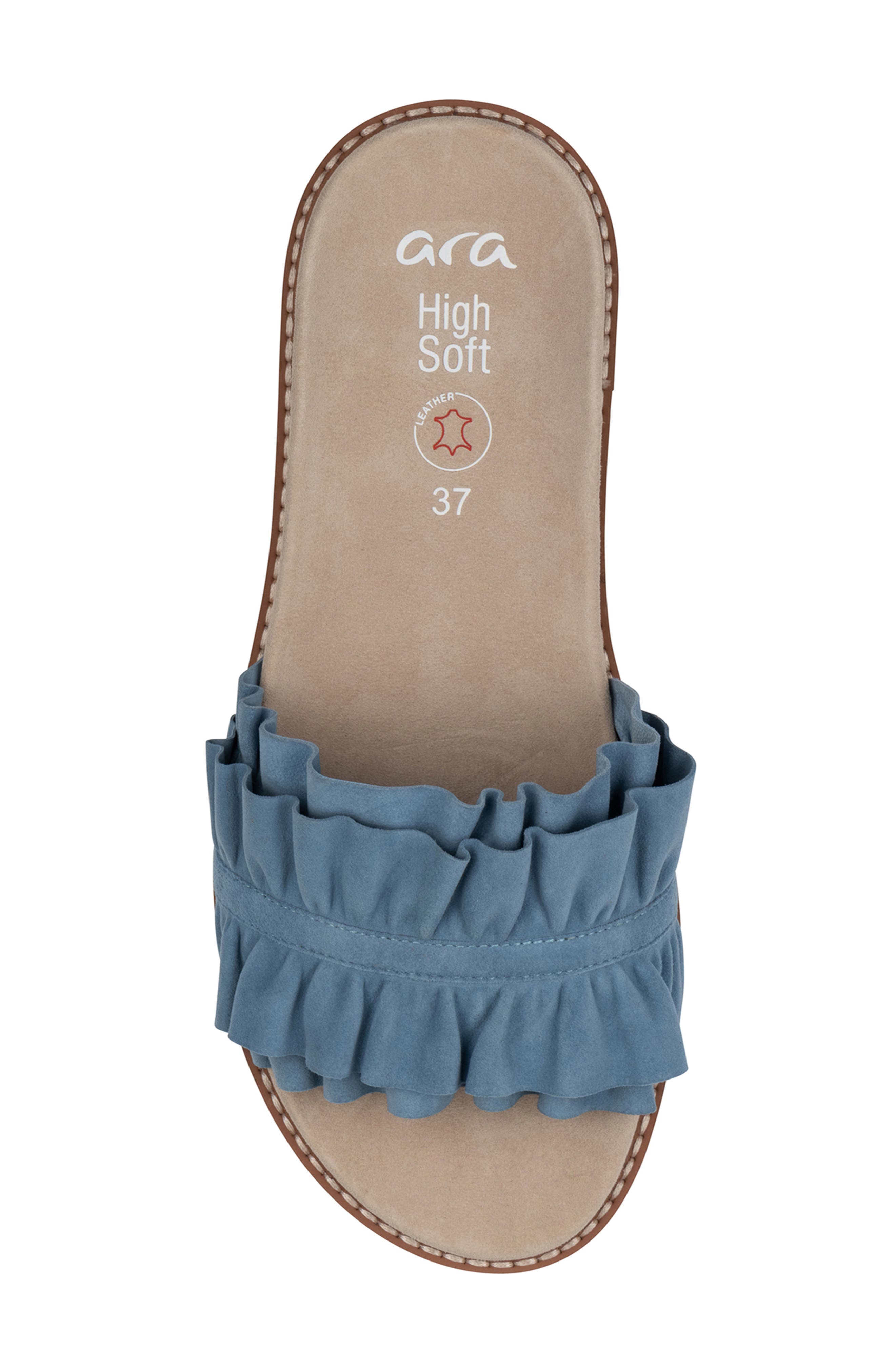 Keyes Slide Sandal, Alternate, color, COOL BLUE