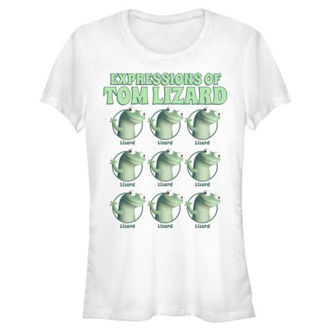 Junior's Hoppers Expressions of Tom Lizard  Graphic T-Shirt