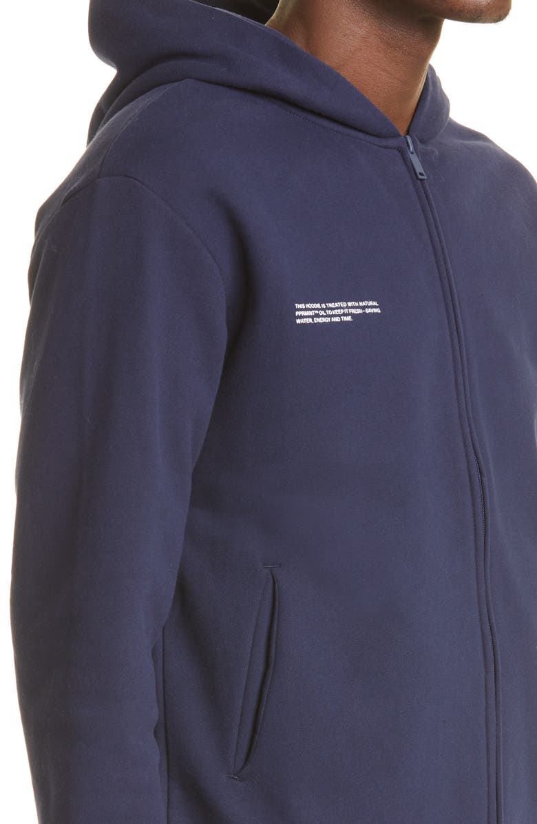 PANGAIA 365 Unisex Organic Cotton Zip Hoodie, Alternate, color,