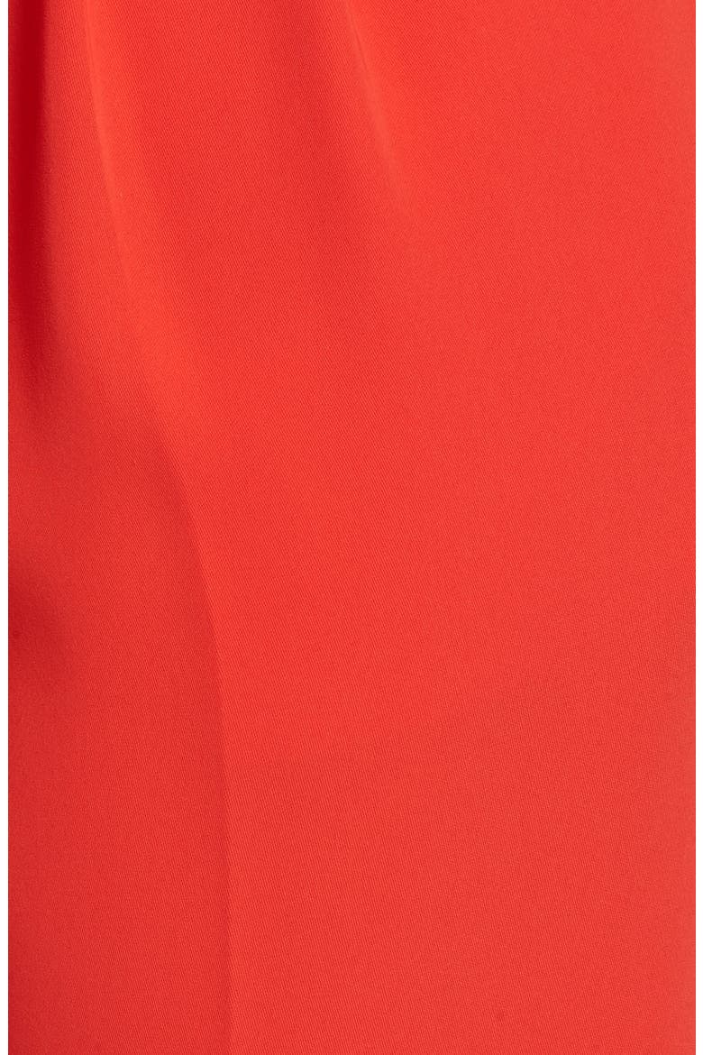 Paperbag Waist Crop Trousers, Alternate, color, RED POP