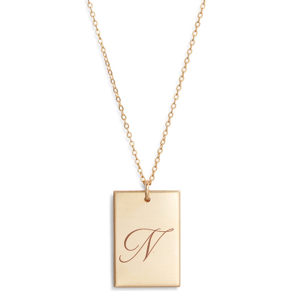 Set & Stones Stella Initial Pendant Necklace