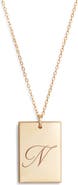 Set & Stones Stella Initial Pendant Necklace